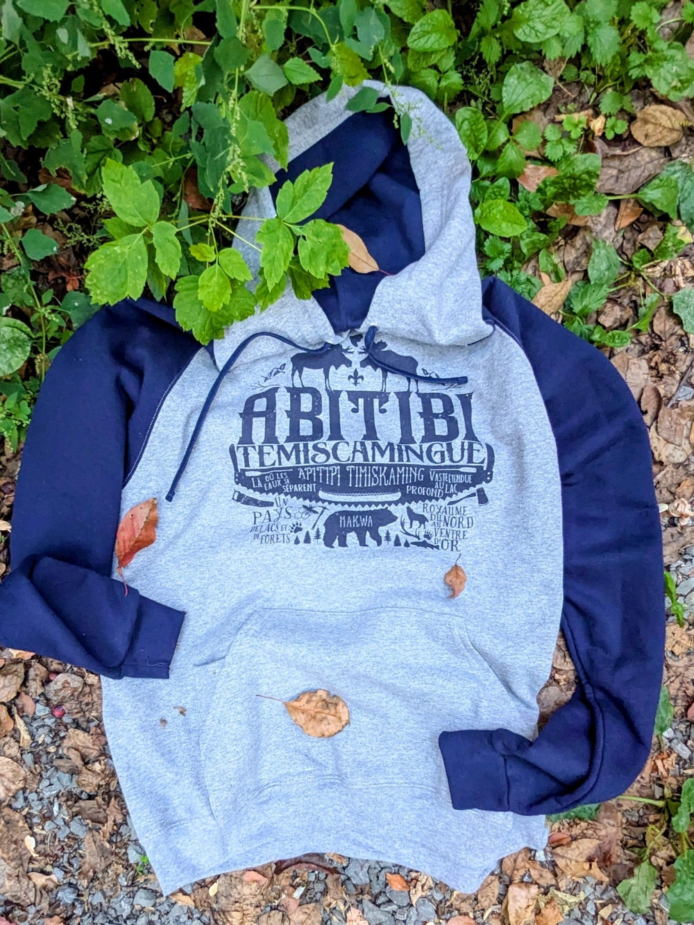 Deathproof ABITIBI Témiscamingue Raglan Hoodie XL / Chandail à capuchon Like New